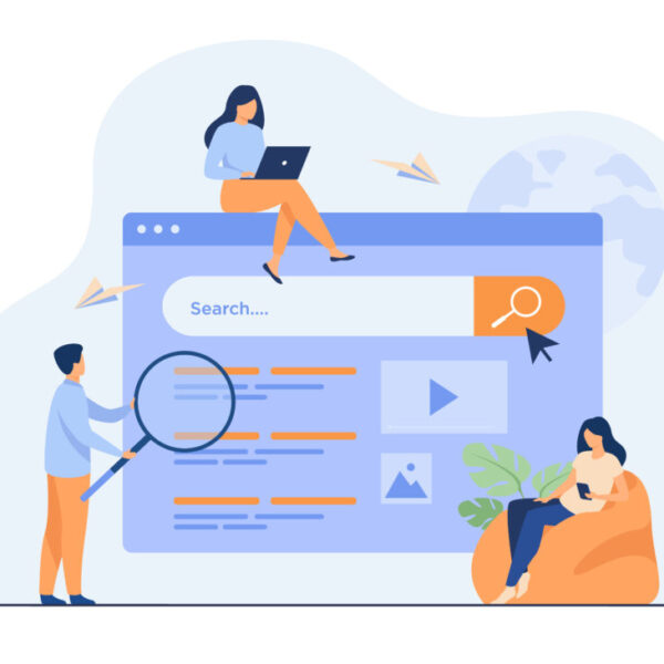 People using search box for query Siti web